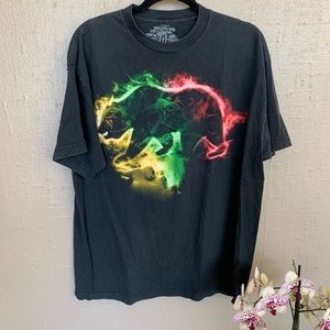 Mens Urban Soul Clothing Rasta Cali T-shirt XL